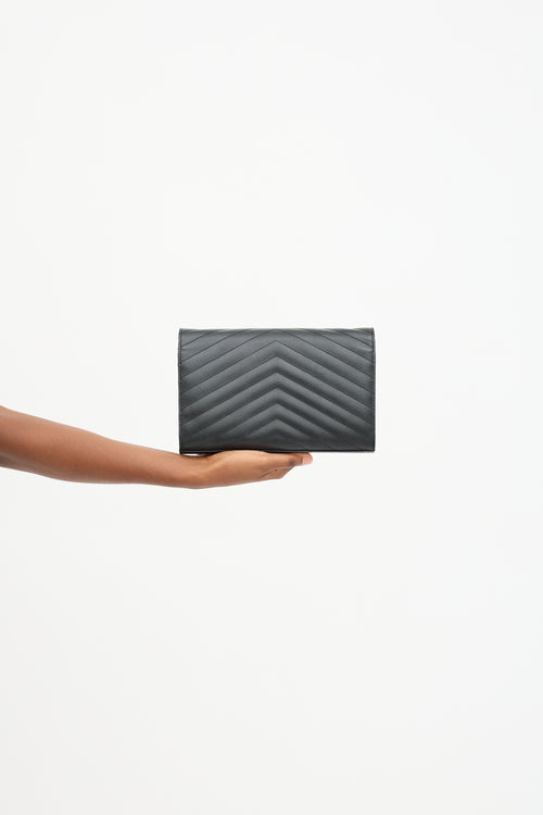 Saint Laurent 2014 Cassandre Envelope Chain Crossbody Bag