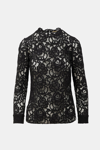 Saint Laurent 2015 Lace Blouse