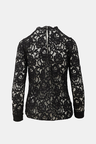 Saint Laurent 2015 Lace Blouse