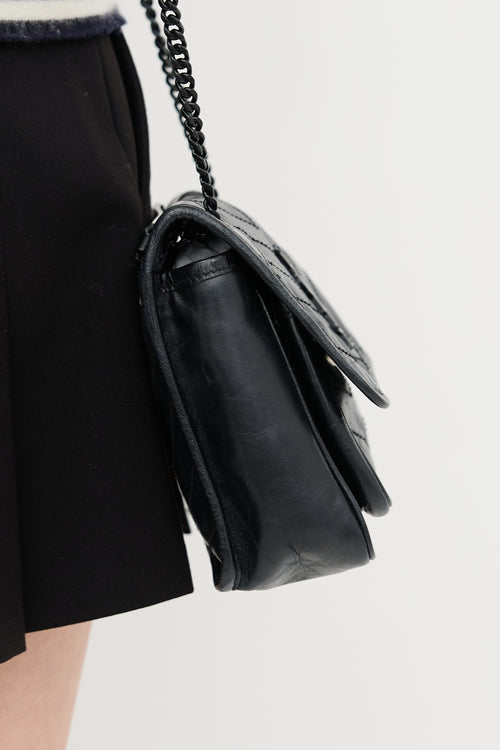 Saint Laurent 2019 Crinkled Leather Niki Baby Bag