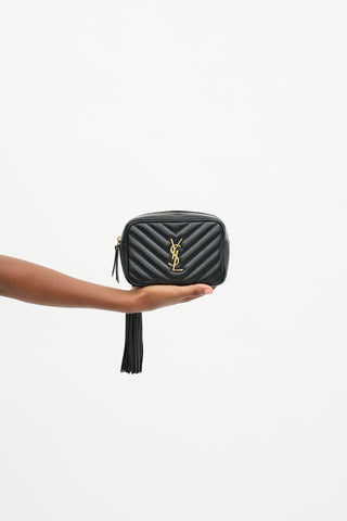 Saint Laurent 2019 Quilted Leather Lou Camera Belt Bag