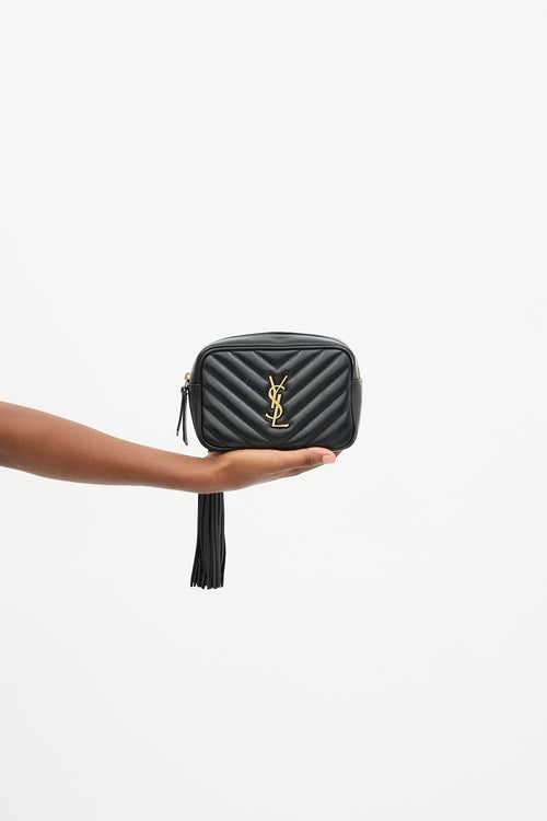 Saint Laurent 2019 Quilted Leather Lou Camera Belt Bag