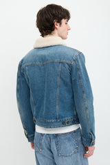 Saint Laurent 2020 Denim & Shearling Jacket