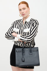 Saint Laurent Leather Mini Sac De Jour Bag