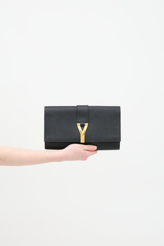 Saint Laurent Leather Y Ligne Clutch