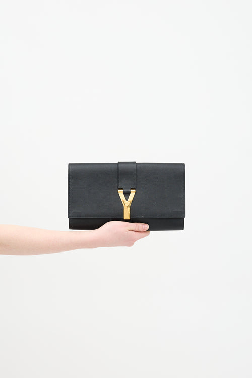 Saint Laurent Leather Y Ligne Clutch