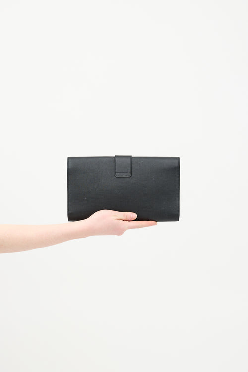 Saint Laurent Leather Y Ligne Clutch