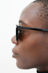 Saint Laurent Black SL401 Round Sunglasses