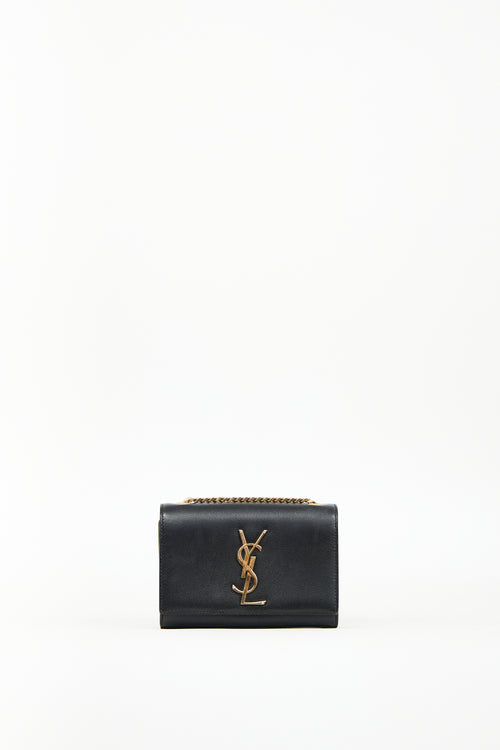 Saint Laurent Black Leather Kate Shoulder Bag