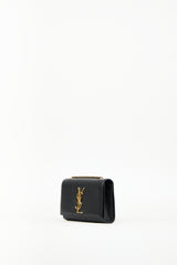 Saint Laurent Black Leather Kate Shoulder Bag