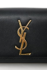Saint Laurent Black Leather Kate Shoulder Bag