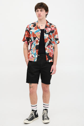 Saint Laurent Canvas Shorts