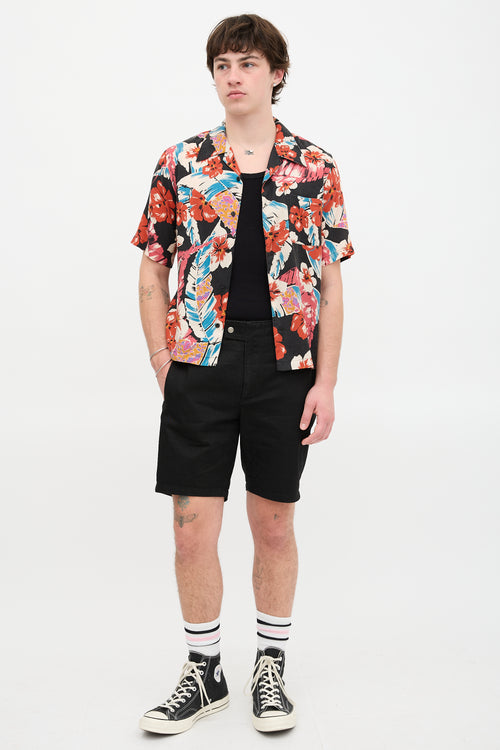 Saint Laurent Canvas Shorts