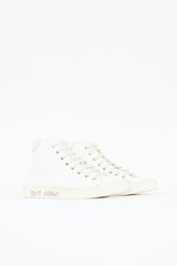 Saint Laurent Canvas High Top Malibu Sneaker