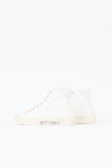 Saint Laurent Canvas High Top Malibu Sneaker