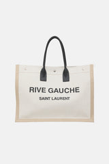 Saint Laurent Canvas Large Rive Gauche Tote Bag