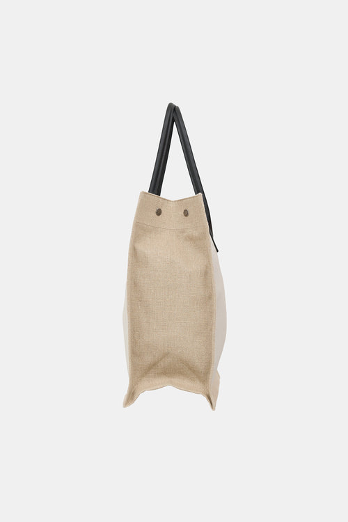 Saint Laurent Canvas Large Rive Gauche Tote Bag