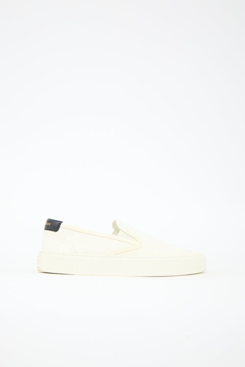 Saint Laurent Canvas Venice Slip On Sneaker