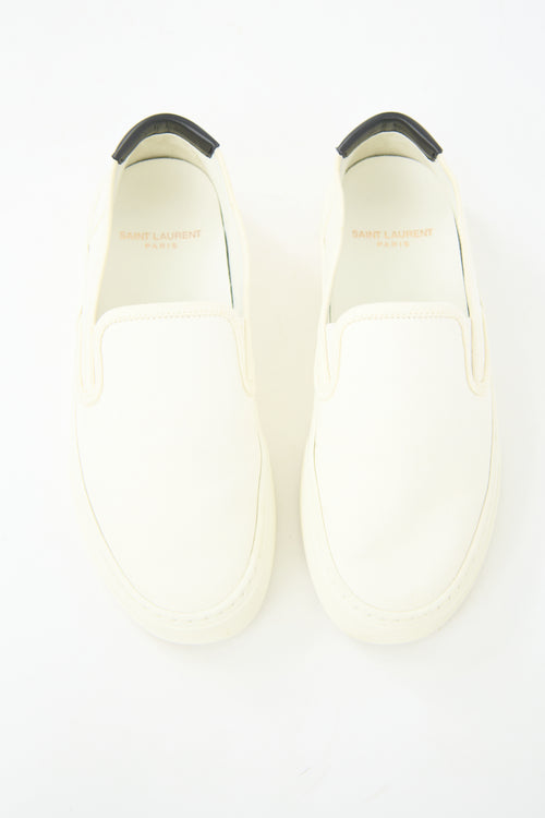 Saint Laurent Canvas Venice Slip On Sneaker