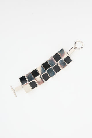 Saint Laurent Chunky Geometric Bracelet
