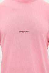 Saint Laurent Distressed Logo Sweatshirt