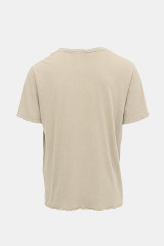 Saint Laurent Distressed Logo T-Shirt