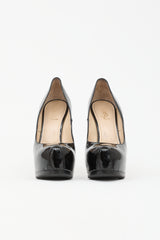 Saint Laurent Embossed Patent Platform Heel