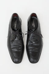 Saint Laurent Embossed Leather Oxford