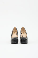 Saint Laurent Embossed Leather Tribtoo Pump