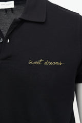 Saint Laurent Embroidered Short Sleeve Polo