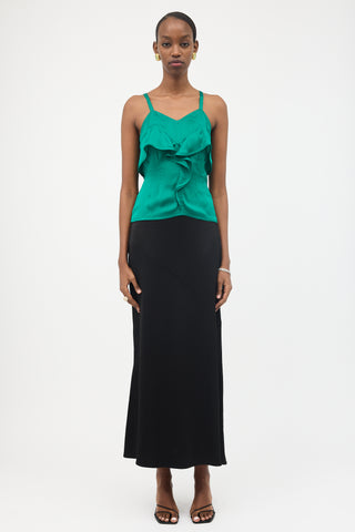 FW 2003 Silk Ruffle Top