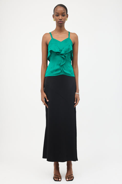 FW 2003 Silk Ruffle Top