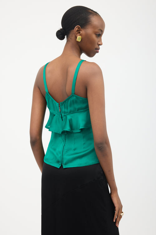 FW 2003 Silk Ruffle Top