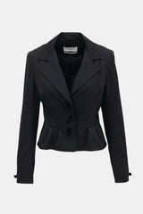 Saint Laurent FW 2004 Wool Knot Blazer