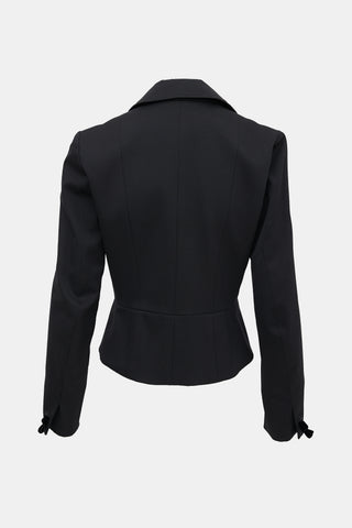 Saint Laurent FW 2004 Wool Knot Blazer