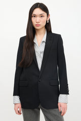 Saint Laurent FW 2015 Single Breasted Blazer