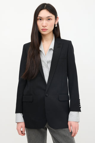 Saint Laurent FW 2015 Single Breasted Blazer