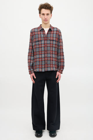Saint Laurent FW 2021 Flannel Shirt