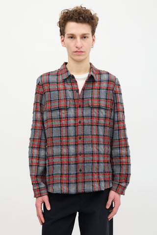 Saint Laurent FW 2021 Flannel Shirt
