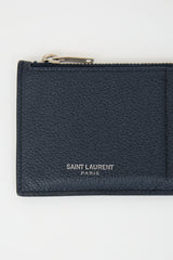 Saint Laurent Grained Leather Card Holder