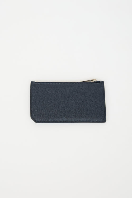 Saint Laurent Grained Leather Card Holder