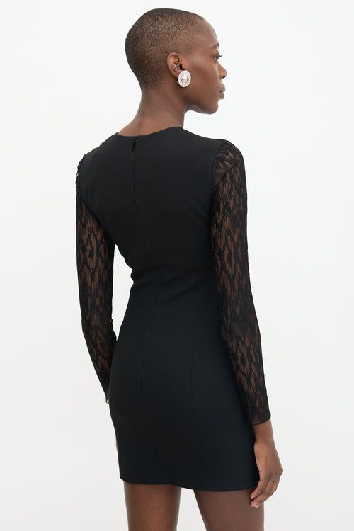 Saint Laurent Lace Mini Dress
