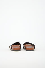 Saint Laurent Leather Jimmy Slide