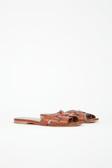Saint Laurent Leather Tribute Slide