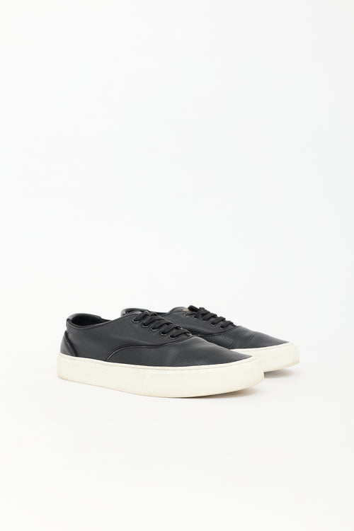 Saint Laurent Leather Venice Low Top Sneaker