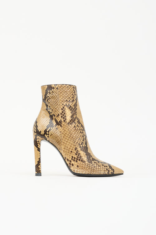 Saint Laurent Leather Ankle Boot