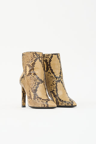 Saint Laurent Leather Ankle Boot