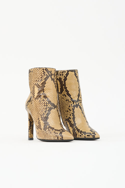 Saint Laurent Leather Ankle Boot