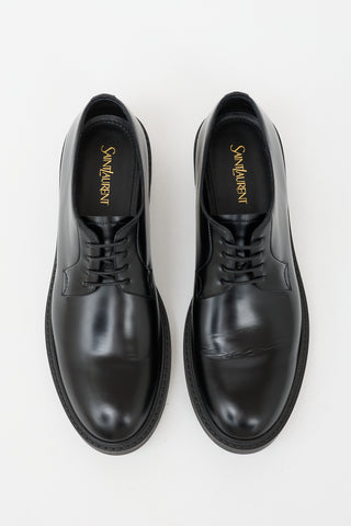 Saint Laurent Leather Antoine Derby  Oxford
