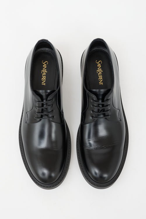 Saint Laurent Leather Antoine Derby  Oxford